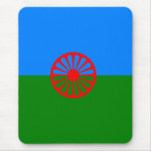 Officiell Romanska zigenare flagga Musmatta