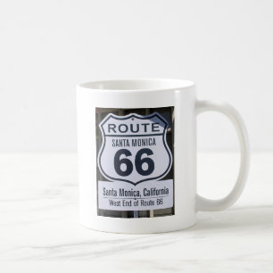 Officiell rutt 66 avslutar undertecknar Santa Kaffemugg