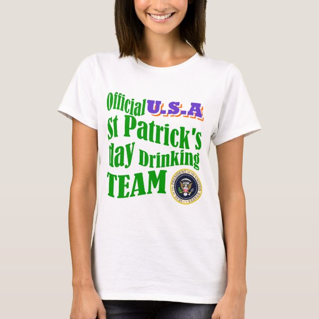 Officiell S.A. S.A S.S.S.S. S:s drickteam T Shirt (Framsida)