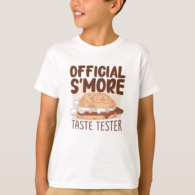 Officiell S more Taste Tester T Shirt (Framsida)