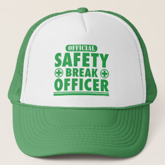 Officiell Safety Break Officer Funny Boaters Keps