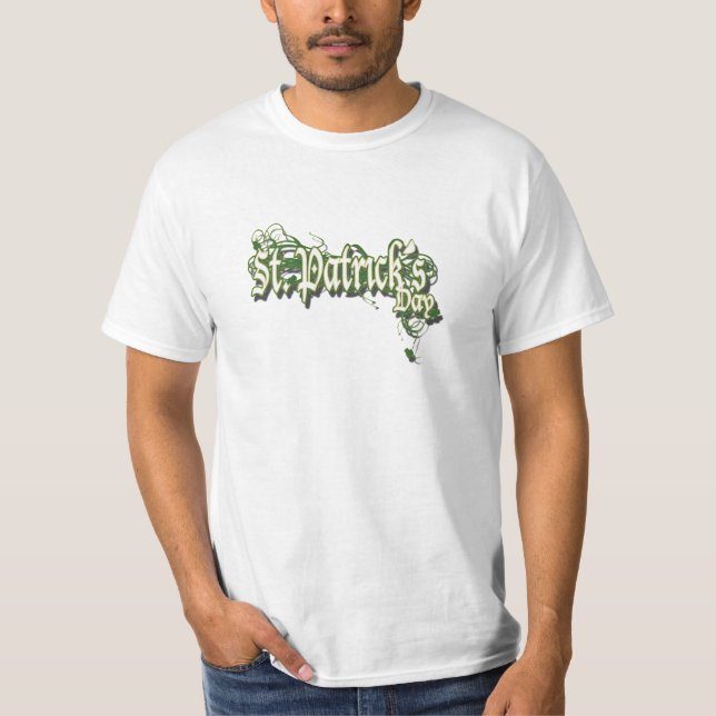 Officiell saint patrickdag som dricker skjortan t shirt (Framsida)