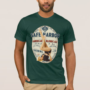 Officiell säker hamnLablel skjorta T-shirt