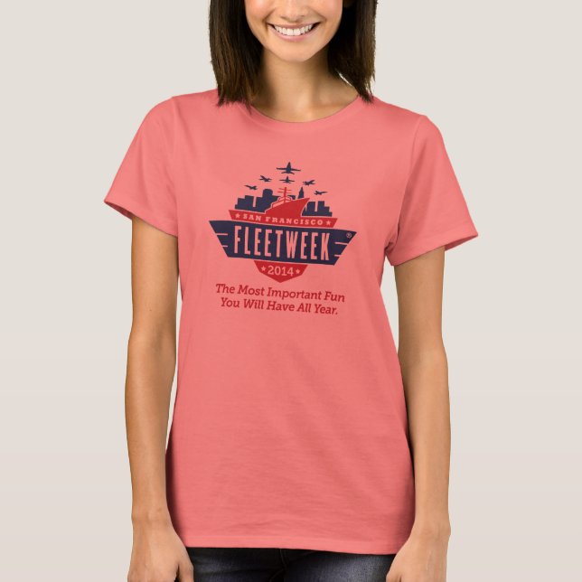 Officiell San Francisco Fleet Week T-Shirt (Framsida)