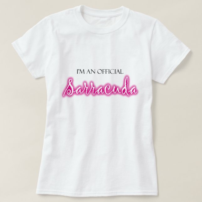 Officiell Sarracuda T-tröja Tee Shirt (Design framsida)