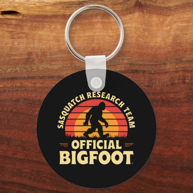 Officiell Sasquatch Research Team: Bigfoot Hunters Nyckelring (Framsida)