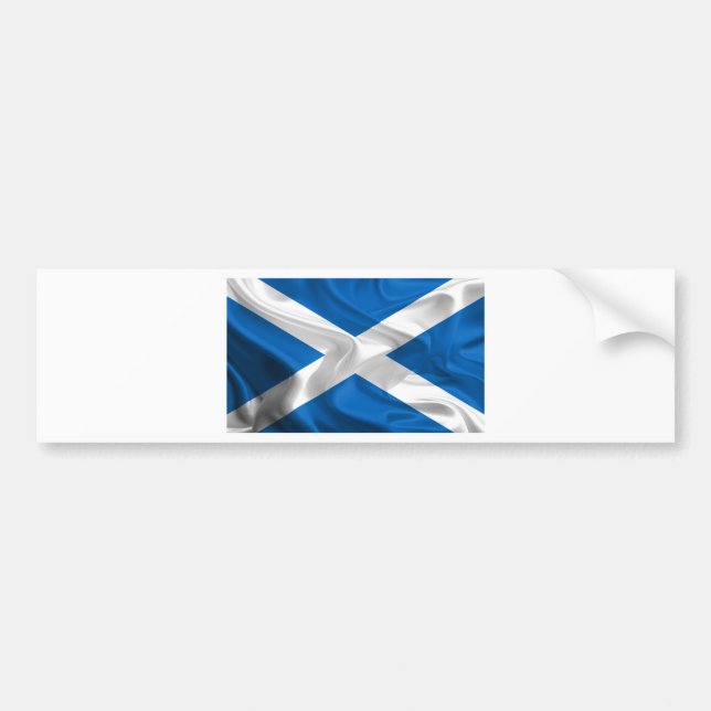 Officiell Scottish flagga för oberoende Bildekal (Framsidan)