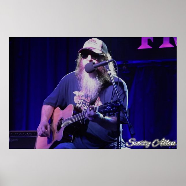 Officiell Scotty Allen LIVE Wall Poster (Framsidan)