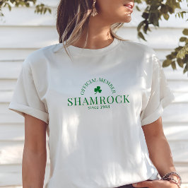 Officiell Shamrock Klubb T-Shirt, minimalist T Shirt