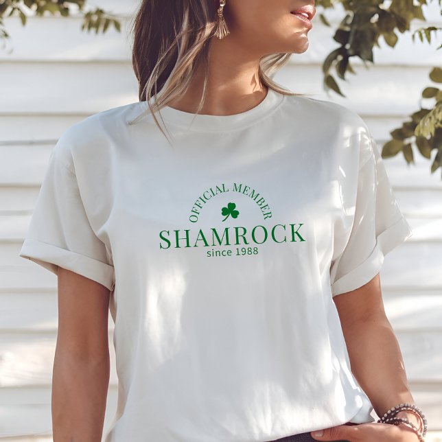 Officiell Shamrock Klubb T-Shirt, minimalist T Shirt (Skapare uppladdad)