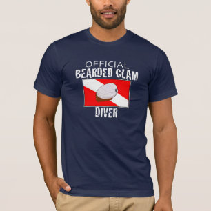 Officiell skäggig mussladykare t-shirt