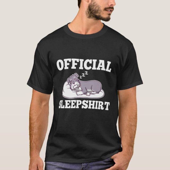 Officiell-skjorta Schnauzer T Shirt (Framsida)