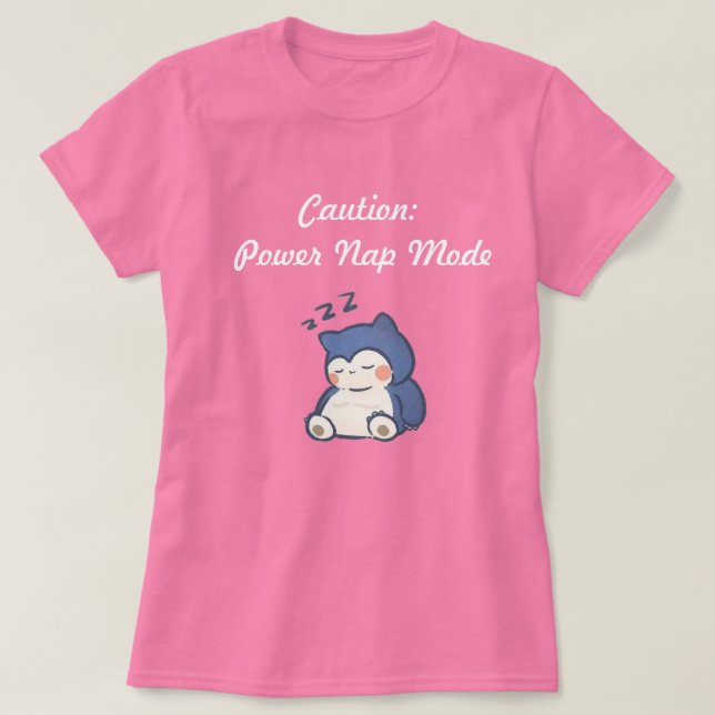 "Officiell Sleepfluencer Merch" T Shirt (Design framsida)