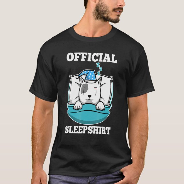 Officiell Sleeping Bull Terrier T Shirt (Framsida)