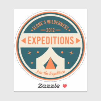 Officiell Slones Wilderness Expeditions-etikett Klistermärken