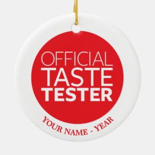 Officiell smakTester Julgransprydnad Keramik