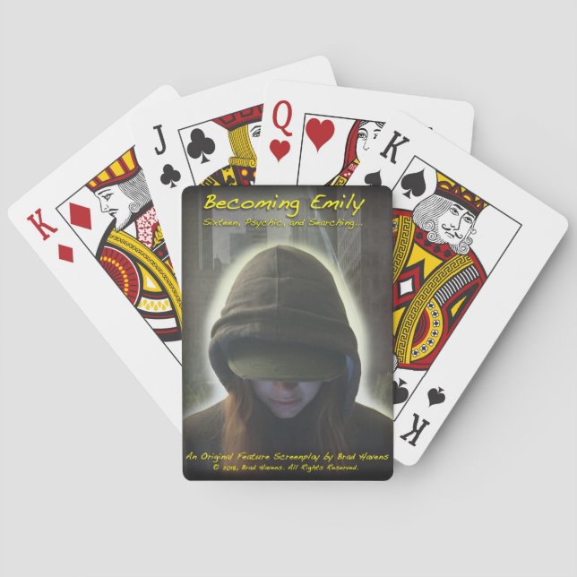 Officiell som blir Emily Poster på Casinokort (Baksidan)