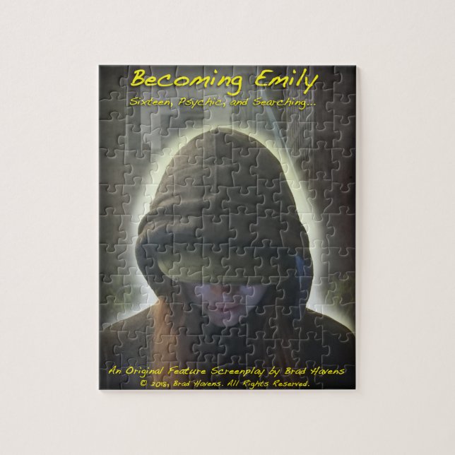 Officiell som blir Emily Poster på en Pussel (Vertikal)