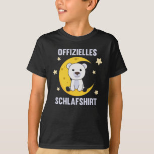 Officiell Sömnskeppet Polar Bear Måne Stars Sweet T Shirt