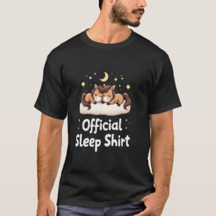 Officiell sömnskjorta Häst Sömndesign T Shirt
