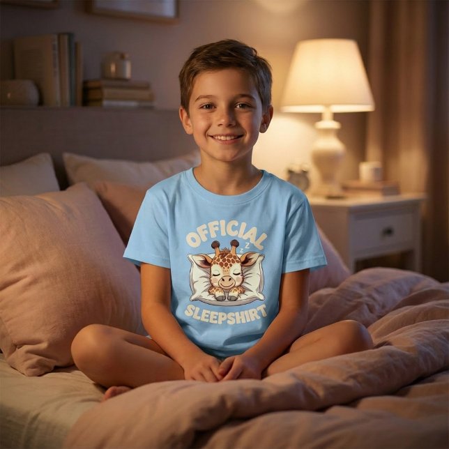 Officiell Sövtygs-Shirt Söt Sovande Giraff T Shirt (Skapare uppladdad)