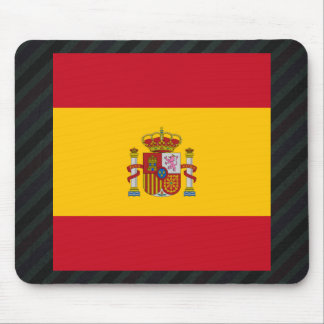 Officiell Spanien flagga på randar Musmatta