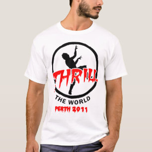 Officiell spänning den världsPerth T-tröja 2011 Tee