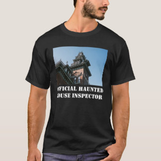 Officiell spökad husinspektör skjorta t-shirt