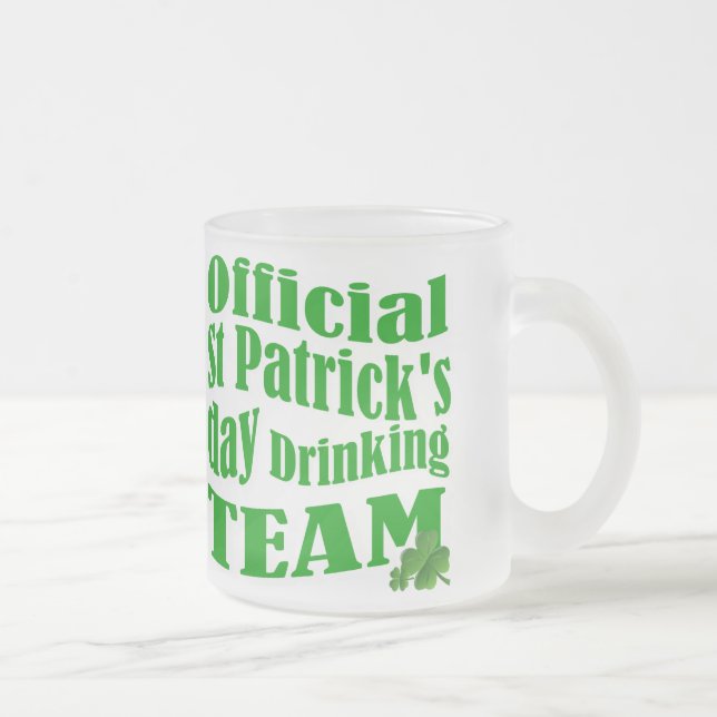 Officiell St patrick's day drickteam Frostad Glasmugg (Höger)