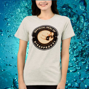 Officiell stämpel av missbilligande Roligt Sarksat T Shirt