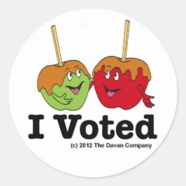 Officiell Stickers Runt Klistermärke