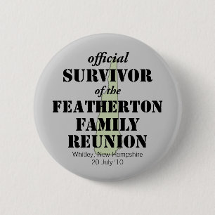 Officiell Survivor (grönt) Knapp