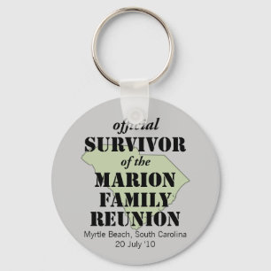 Officiell Survivor (grönt) Nyckelring