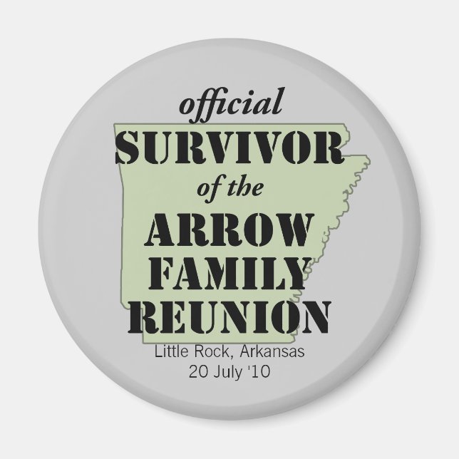 Officiell Survivor Magnet (Framsidan)