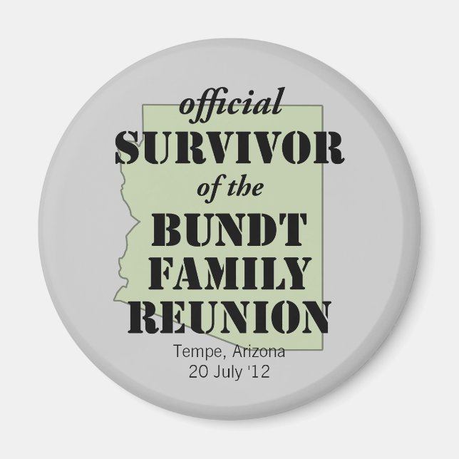Officiell Survivor Magnet (Framsidan)