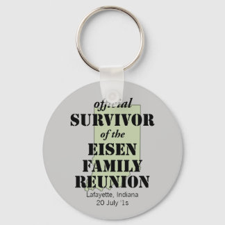 Officiell Survivor of Family Reunion - Indiana Nyckelring