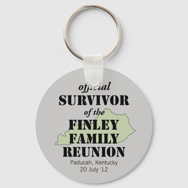 Officiell Survivor of Family Reunion - Kentucky Nyckelring (Framsida)