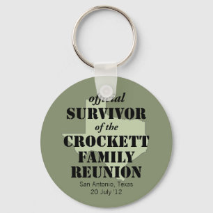Officiell Survivor of Texas Family Reunion Keychai Nyckelring