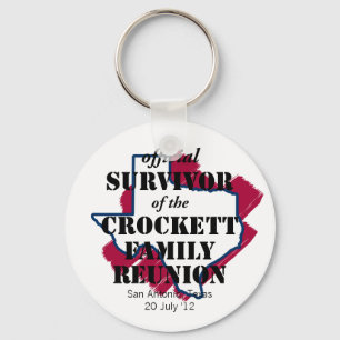 Officiell Survivor of Texas Family Reunion (röd) Nyckelring