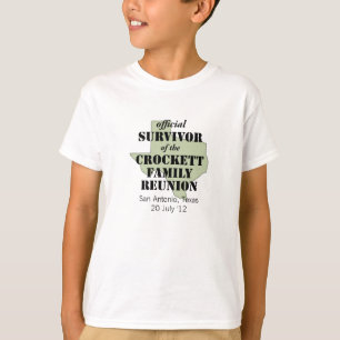 Officiell Survivor of Texas Family Reunion T-shirt