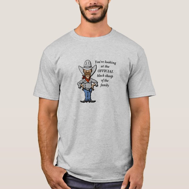 Officiell Svarta får Tee Shirt (Framsida)