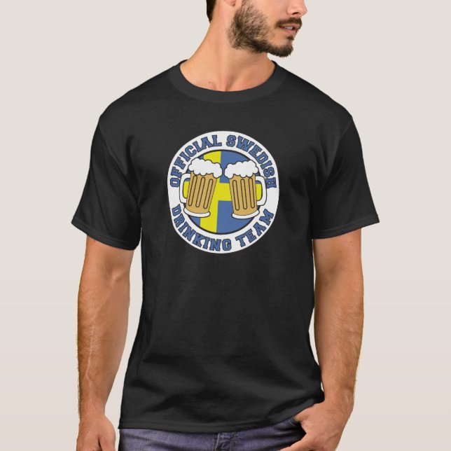 Officiell Svenska drickteam T-shirt (Framsida)
