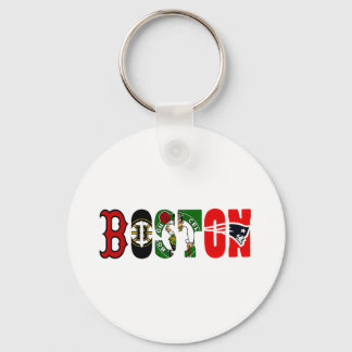 Officiell T-Shirt för Boston Sportlag Nyckelring