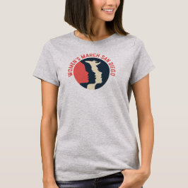 Officiell T-Shirt för kvinnor i marschen San Diego