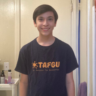 Officiell TAFGU Kids T-Shirt - orange på flottan