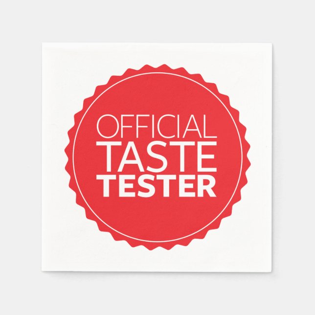 Officiell Taste Pappersservett (Framsidan)