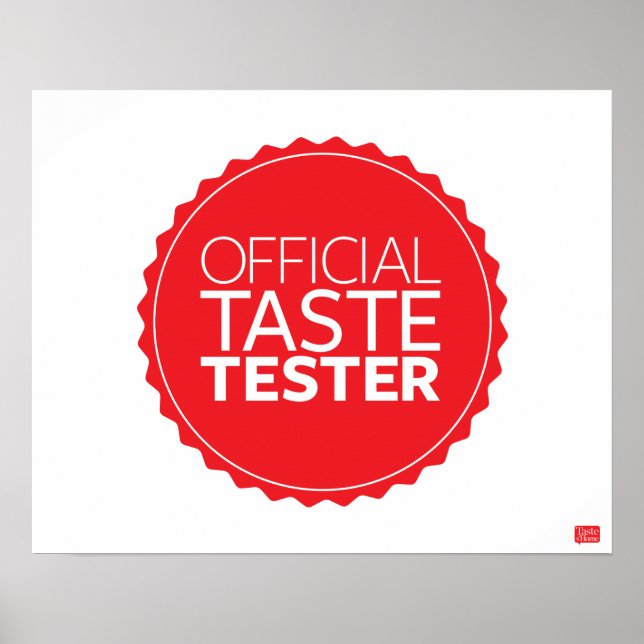 Officiell Taste Poster (Framsidan)