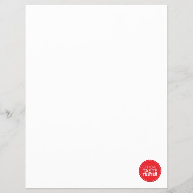 Officiell Taste Reklamblad (Framsidan)