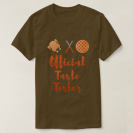 Officiell Taster Thanksgiving Glitter T Shirt