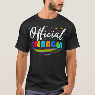 Officiell Teenager 13 Shirt Geschenk 13:e födelse T